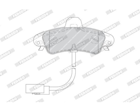 Brake Pad Set, disc brake PREMIER ECO FRICTION FDB1753 Ferodo, Image 4