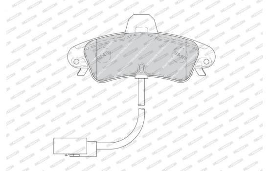 Brake Pad Set, disc brake PREMIER ECO FRICTION FDB1753 Ferodo, Image 3