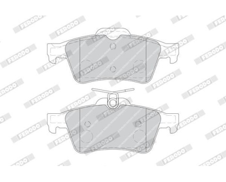 Brake Pad Set, disc brake PREMIER ECO FRICTION FDB1766 Ferodo, Image 3