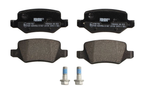 Brake Pad Set, disc brake PREMIER ECO FRICTION FDB1782 Ferodo