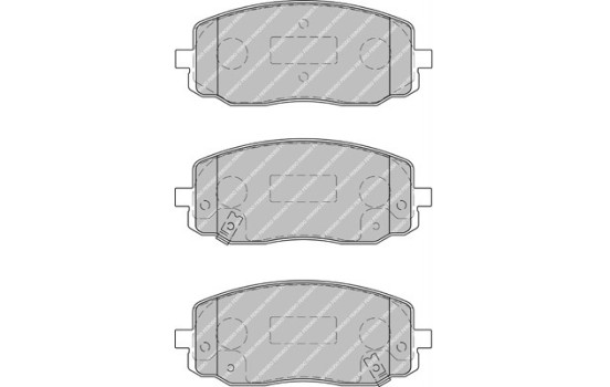 Brake Pad Set, disc brake PREMIER ECO FRICTION FDB1783 Ferodo, Image 2