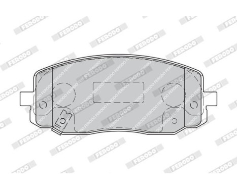 Brake Pad Set, disc brake PREMIER ECO FRICTION FDB1783 Ferodo, Image 4