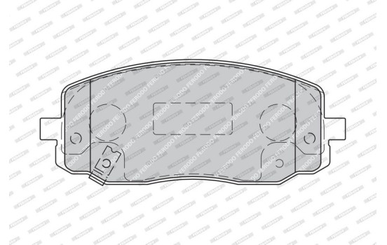 Brake Pad Set, disc brake PREMIER ECO FRICTION FDB1783 Ferodo, Image 4