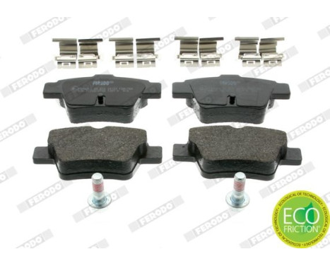 Brake Pad Set, disc brake PREMIER ECO FRICTION FDB1784 Ferodo, Image 3