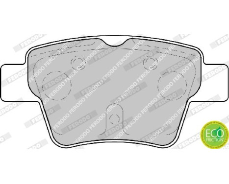 Brake Pad Set, disc brake PREMIER ECO FRICTION FDB1784 Ferodo, Image 4