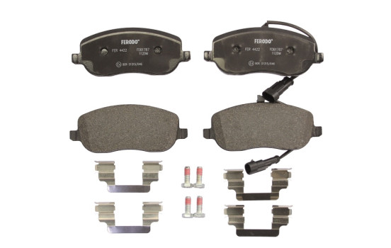 Brake Pad Set, disc brake PREMIER ECO FRICTION FDB1787 Ferodo