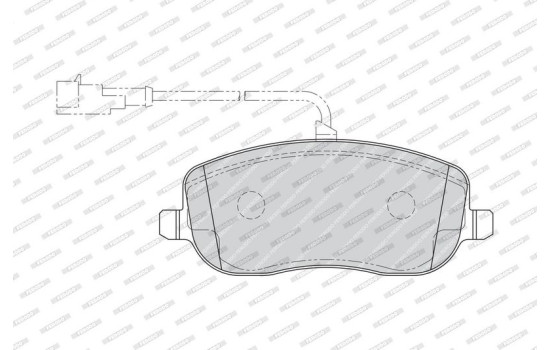 Brake Pad Set, disc brake PREMIER ECO FRICTION FDB1787 Ferodo, Image 4