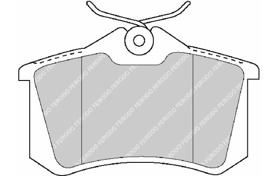 Brake Pad Set, disc brake PREMIER ECO FRICTION FDB1788 Ferodo, Image 2