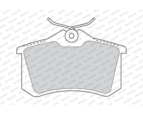 Brake Pad Set, disc brake PREMIER ECO FRICTION FDB1788 Ferodo, Image 4