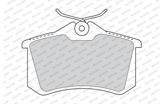 Brake Pad Set, disc brake PREMIER ECO FRICTION FDB1788 Ferodo, Image 4