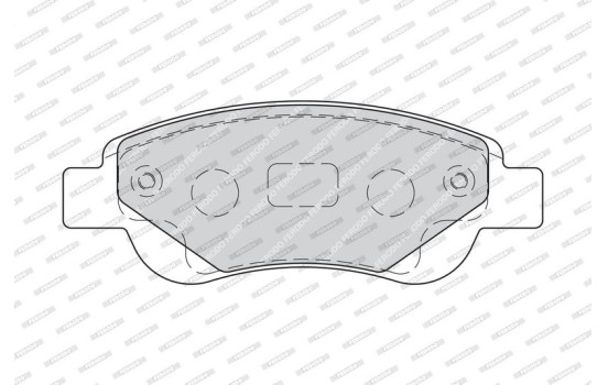 Brake Pad Set, disc brake PREMIER ECO FRICTION FDB1790 Ferodo, Image 3
