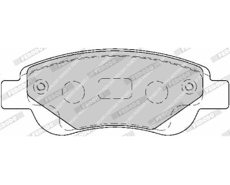 Brake Pad Set, disc brake PREMIER ECO FRICTION FDB1790 Ferodo, Image 4