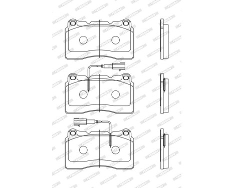 Brake Pad Set, disc brake PREMIER ECO FRICTION FDB1794 Ferodo, Image 3