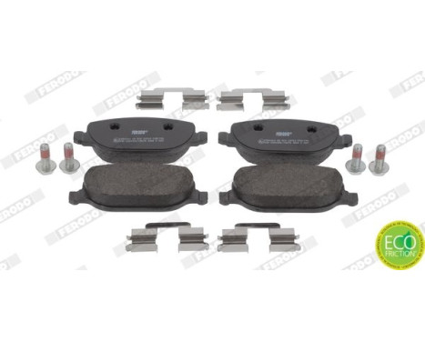 Brake Pad Set, disc brake PREMIER ECO FRICTION FDB1796 Ferodo, Image 3