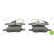 Brake Pad Set, disc brake PREMIER ECO FRICTION FDB1805 Ferodo, Thumbnail 4