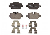 Brake Pad Set, disc brake PREMIER ECO FRICTION FDB1806 Ferodo