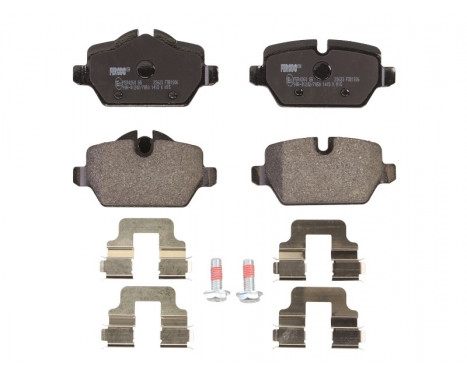 Brake Pad Set, disc brake PREMIER ECO FRICTION FDB1806 Ferodo