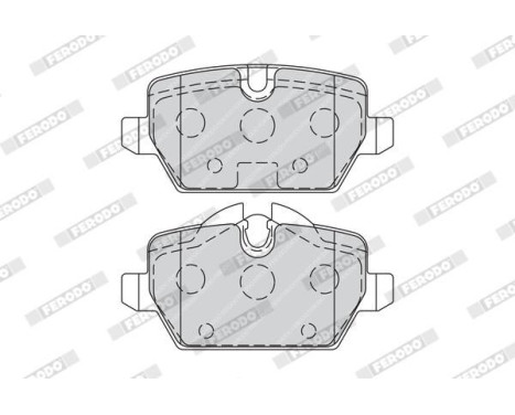 Brake Pad Set, disc brake PREMIER ECO FRICTION FDB1806 Ferodo, Image 3