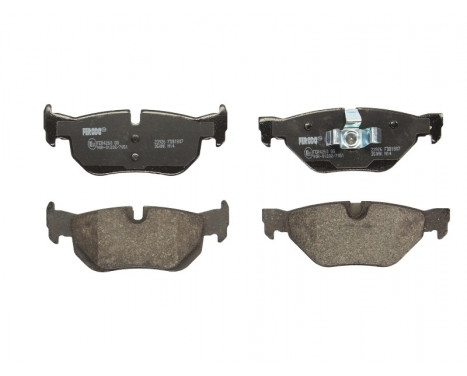 Brake Pad Set, disc brake PREMIER ECO FRICTION FDB1807 Ferodo