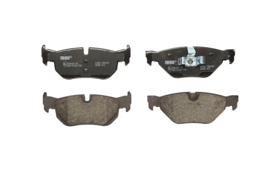 Brake Pad Set, disc brake PREMIER ECO FRICTION FDB1807 Ferodo