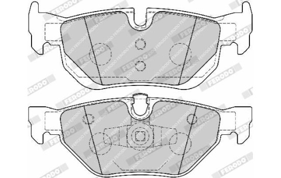 Brake Pad Set, disc brake PREMIER ECO FRICTION FDB1807 Ferodo, Image 4