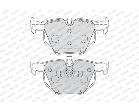 Brake Pad Set, disc brake PREMIER ECO FRICTION FDB1808 Ferodo, Image 3