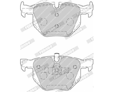Brake Pad Set, disc brake PREMIER ECO FRICTION FDB1808 Ferodo, Image 4