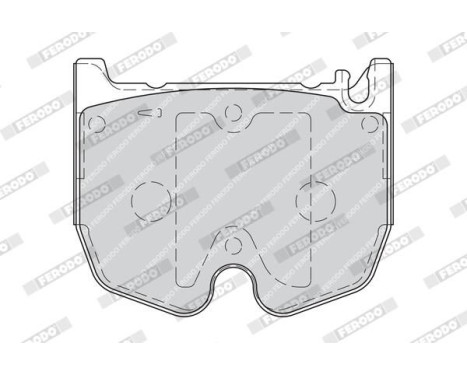 Brake Pad Set, disc brake PREMIER ECO FRICTION FDB1810 Ferodo, Image 4