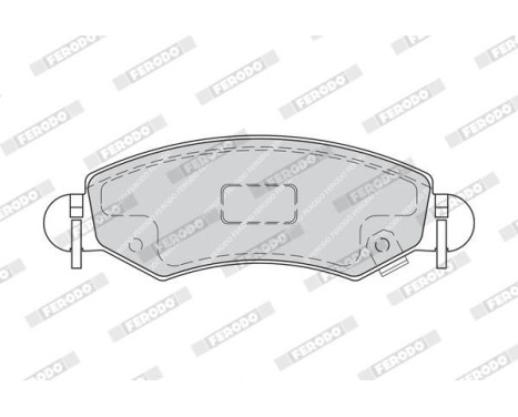 Brake Pad Set, disc brake PREMIER ECO FRICTION FDB1811 Ferodo, Image 3