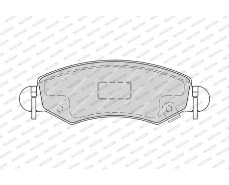 Brake Pad Set, disc brake PREMIER ECO FRICTION FDB1811 Ferodo, Image 3