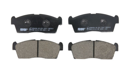Brake Pad Set, disc brake PREMIER ECO FRICTION FDB1812 Ferodo