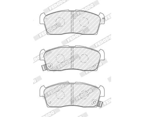 Brake Pad Set, disc brake PREMIER ECO FRICTION FDB1812 Ferodo, Image 4