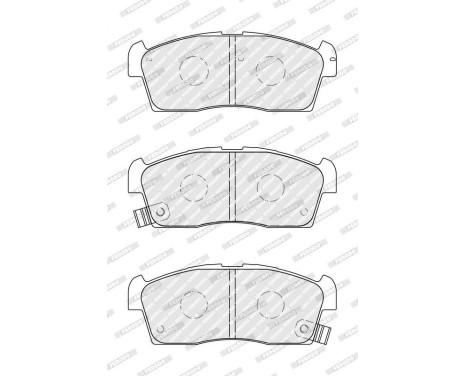 Brake Pad Set, disc brake PREMIER ECO FRICTION FDB1812 Ferodo, Image 4