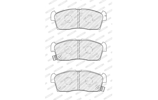 Brake Pad Set, disc brake PREMIER ECO FRICTION FDB1812 Ferodo, Image 4
