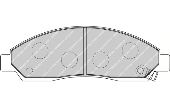 Brake Pad Set, disc brake PREMIER ECO FRICTION FDB1816 Ferodo, Image 2