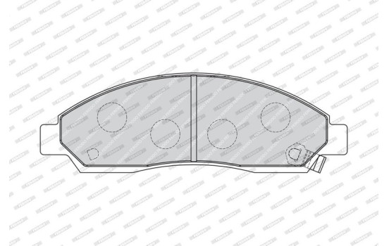 Brake Pad Set, disc brake PREMIER ECO FRICTION FDB1816 Ferodo, Image 4