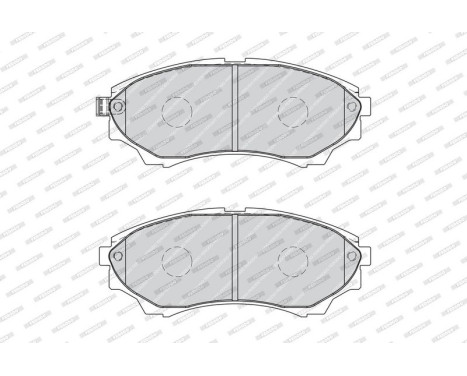 Brake Pad Set, disc brake PREMIER ECO FRICTION FDB1817 Ferodo, Image 4