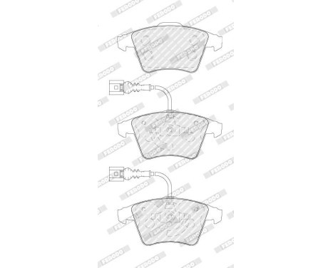 Brake Pad Set, disc brake PREMIER ECO FRICTION FDB1826 Ferodo, Image 4