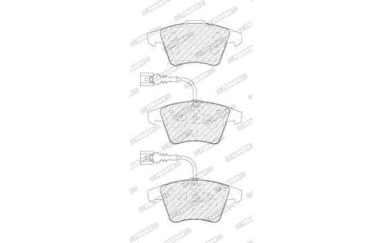 Brake Pad Set, disc brake PREMIER ECO FRICTION FDB1826 Ferodo, Image 4