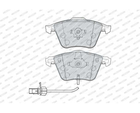 Brake Pad Set, disc brake PREMIER ECO FRICTION FDB1827 Ferodo, Image 3