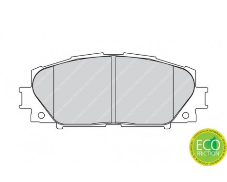 Brake Pad Set, disc brake PREMIER ECO FRICTION FDB1829 Ferodo, Image 3