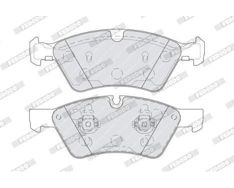 Brake Pad Set, disc brake PREMIER ECO FRICTION FDB1830 Ferodo, Image 5