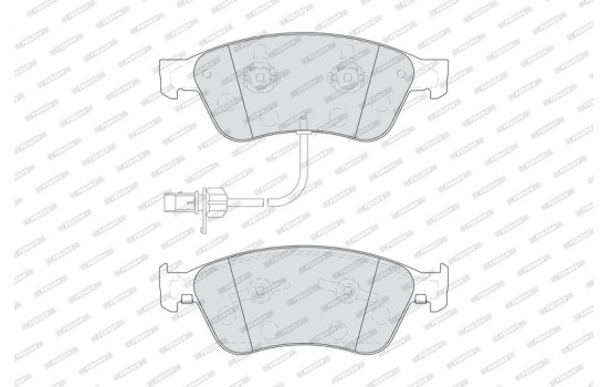 Brake Pad Set, disc brake PREMIER ECO FRICTION FDB1832 Ferodo, Image 6