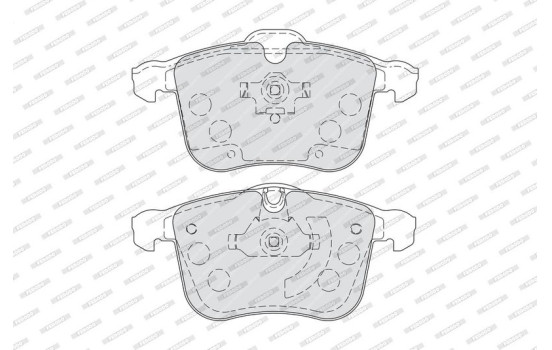 Brake Pad Set, disc brake PREMIER ECO FRICTION FDB1833 Ferodo, Image 3
