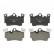 Brake Pad Set, disc brake PREMIER ECO FRICTION FDB1835 Ferodo