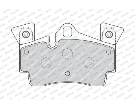 Brake Pad Set, disc brake PREMIER ECO FRICTION FDB1835 Ferodo, Image 4
