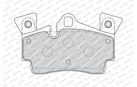 Brake Pad Set, disc brake PREMIER ECO FRICTION FDB1835 Ferodo, Image 4