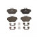 Brake Pad Set, disc brake PREMIER ECO FRICTION FDB1838 Ferodo