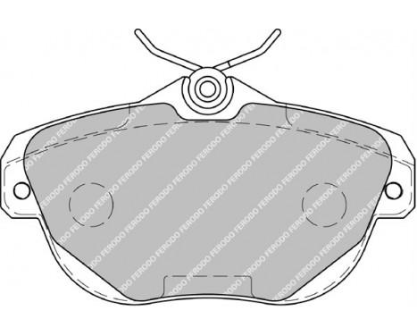 Brake Pad Set, disc brake PREMIER ECO FRICTION FDB1838 Ferodo, Image 2