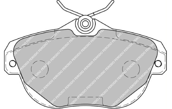 Brake Pad Set, disc brake PREMIER ECO FRICTION FDB1838 Ferodo, Image 2